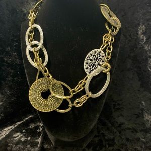 An Interesting Metal Statement Necklace